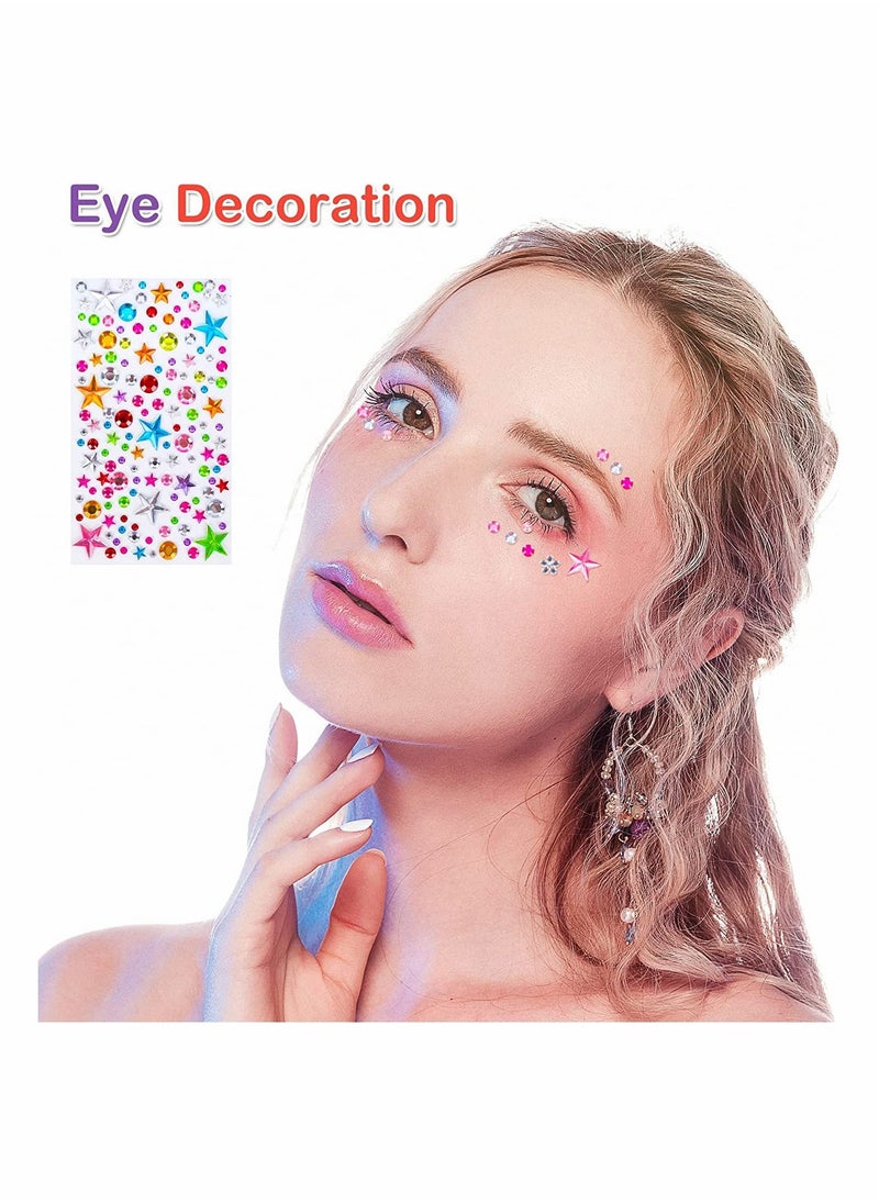 SYOSI - 880pcs Gem Stickers Rhinestones for Crafts Self Adhesive Jewels Stickers Acrylic Gems DIY Craft Decorative Diamond Stickers Small Stickers for Kids - Image 1