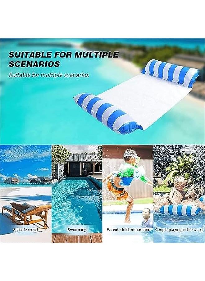 Captaintech Swimming Inflatable Pool Float, Multi-Purpose 4-in-1 Water Floating Chair Rafts (Saddle, Lounge Chair, Hammock, Drifter) for Swimming Pool, Beach, Water Amusement Park  - Image 5