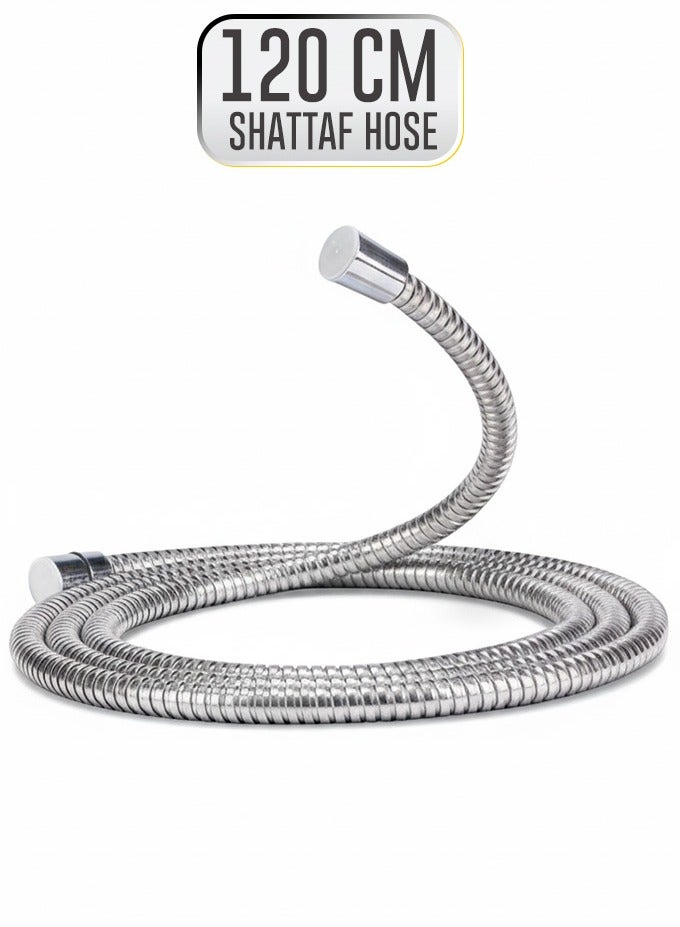 برفكت أفضل خرطوم شطاف بديل ۱.۲ متر مضاد للالتواء ومقاوم للانفجار خرطوم بيديت عالي الضغط للمرحاض | مثالي للمنازل في المملكة العربية السعودية - Image 1