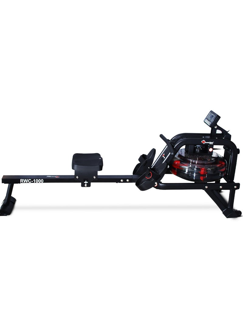 Fitness® Rwc-1000 Water Rowing Machine With Digital Display For Commercial Use,8 Levels Of Water Resistance,Maximum User Weigh Is 135Kg Of Rower