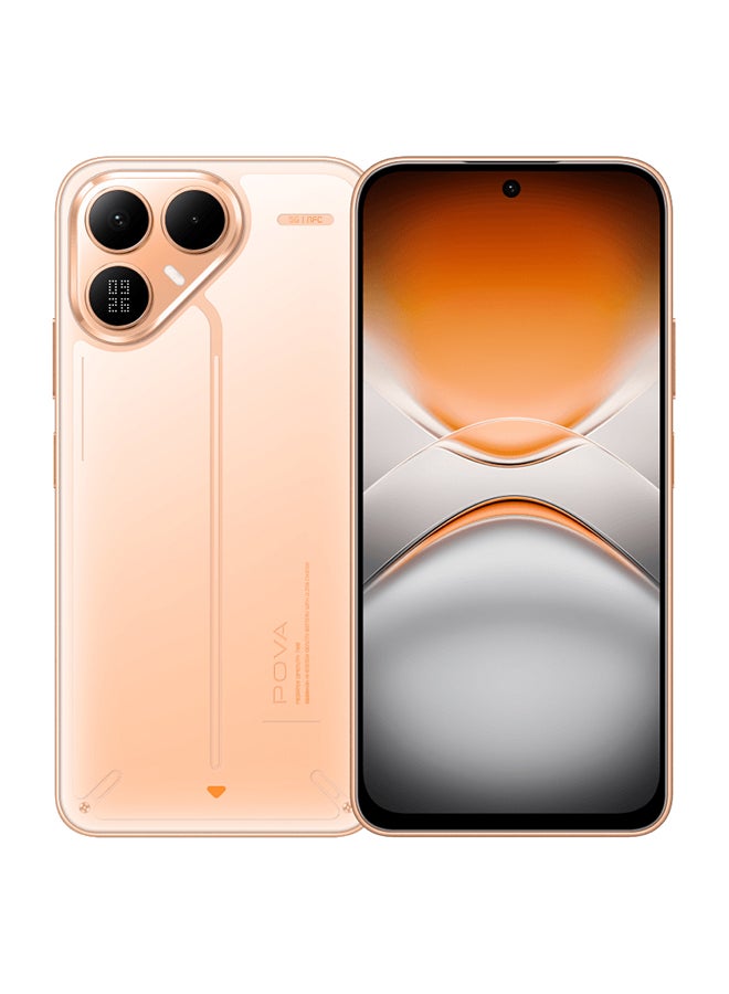 TECNO Pova 8 5G 8GB RAM 256GB Helios Orange + Tecno TWS + 180 days screen warranty + 2 years battery replacement warranty + 256GB Cloud storage for 2 years + 2 years International Warranty - Global Version - Image 2