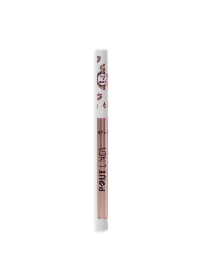 Makeup Revolution Revolution Pout Bomb Plumping Lip Liner Fake The Filler Clear - Image 1