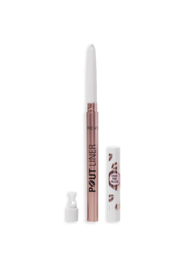 Makeup Revolution Revolution Pout Bomb Plumping Lip Liner Fake The Filler Clear - Image 2