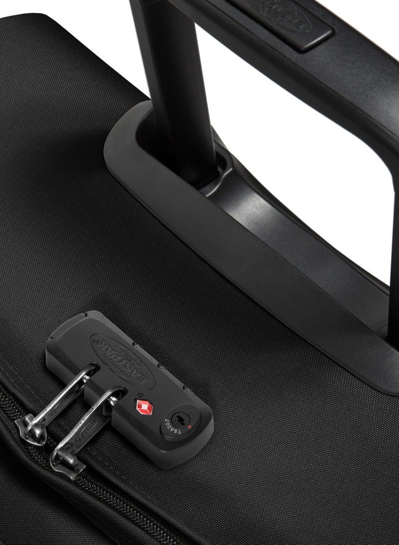 EASTPAK TRANVERZ 2-wheel travel trolley with 2 main compartments Luggage Bag Large Black - Image 5