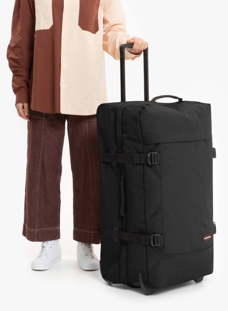 EASTPAK TRANVERZ 2-wheel travel trolley with 2 main compartments Luggage Bag Large Black - Image 2