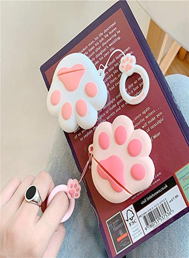 JCSMARTEC Cute Cats Paw Case for Airpods, Lovely Cartoon Animal Protective Soft Silicone Cover Skin for Airpods 1 2 (Cat Paw Case) - Image 3