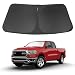 LHFLIVE Windshield Sun Shade for 20192024 2025 2026 Dodge RAM 1500 Accessories CrewCabMegaCab Pickup2Dr RegularCab4Dr QuadCab Custom Fit Foldable Sunshade - Image 2