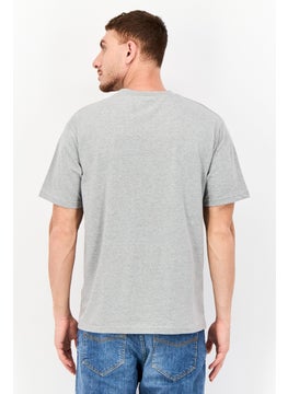 MARVEL Men Crew Neck Short Sleeve Graphic Print T-Shirt, Grey  - Image 3