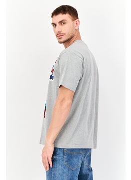 MARVEL Men Crew Neck Short Sleeve Graphic Print T-Shirt, Grey  - Image 4