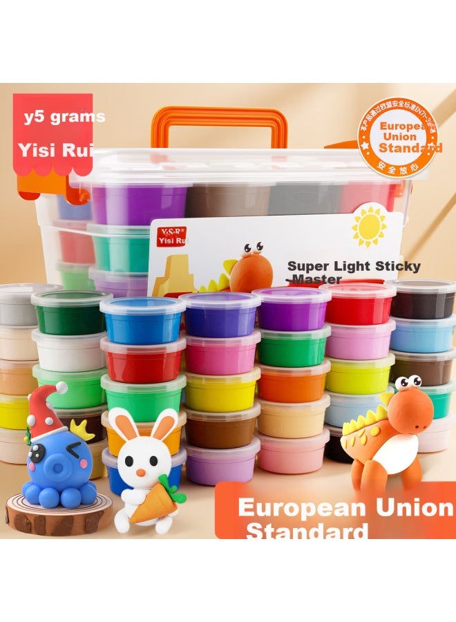 YSR Yisirui 24-color Ultra-light Clay, Non-toxic Large Package For Children, 36 Colors Of Modeling Clay, Play Dough, Diy Handcraft Toy, Clay In Box - Image 1