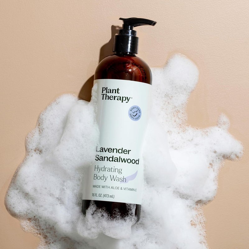 Plant Therapy Lavender Sandalwood Natural Body Wash 16 oz For all Skin Types Sulfate Free Body Wash For Men or Women Relaxing AllNatural Aroma Lush Hydrating Lather Cleanses Soothes Skin - Image 5