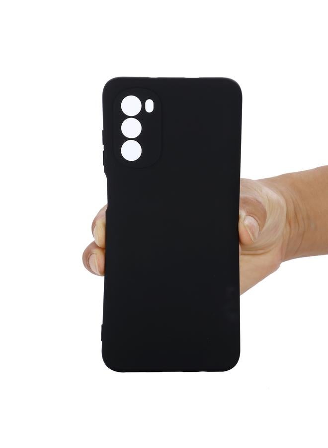 S-TOP Case For Motorola Moto G52 4G/G82 Pure Color Liquid Silicone Shockproof Phone Case - Image 3