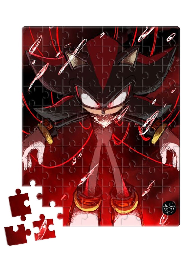 Reeman Design Puzzle printed with Black Sonic design