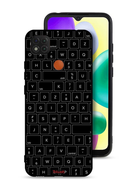 Xiaomi Redmi 9C Protective Case Cover Random Keyboard Keys Pattern