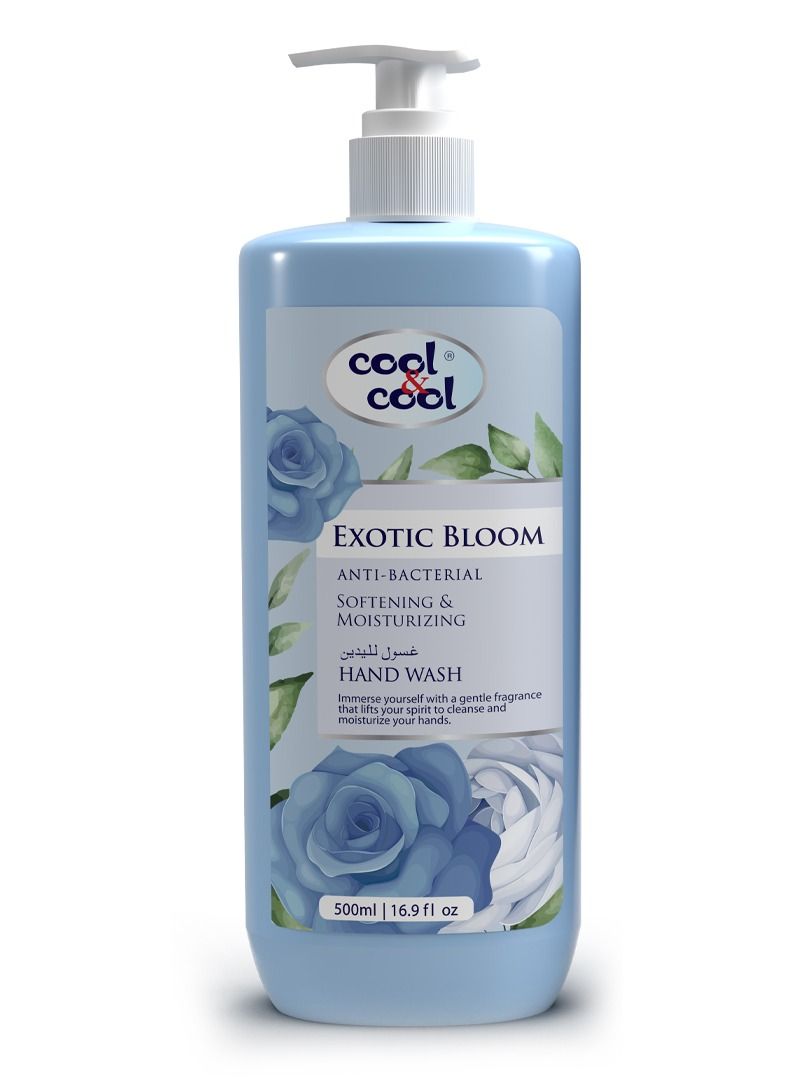 Cool & Cool Exotic Bloom- 500Ml - Anti-Bacterial,Skin-Softening & Moisturizing Liquid Hand Wash - Image 1