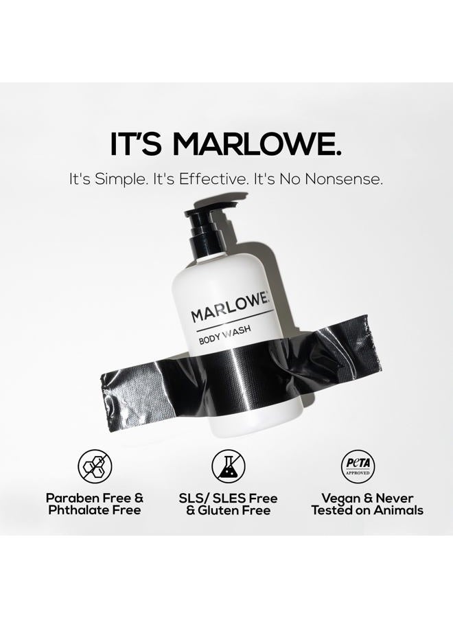 Marlowe No. 103 Men's Body Wash 16 oz | Energizing & Refreshing | Made with Natural Ingredients | Aloe & Green Tea Extracts - Image 3