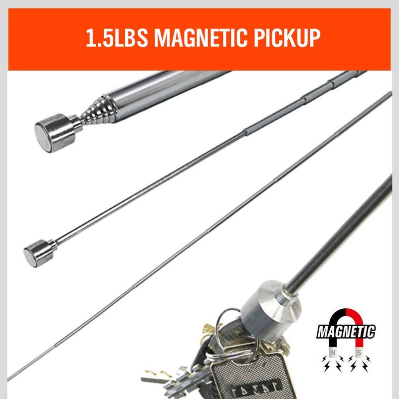 HORUSDY Magnetic Wristband, Gifts for Dad, with Strong Magnets for Holding Screws, Nails, Drilling Bits, Tool Gift for Men - Image 4