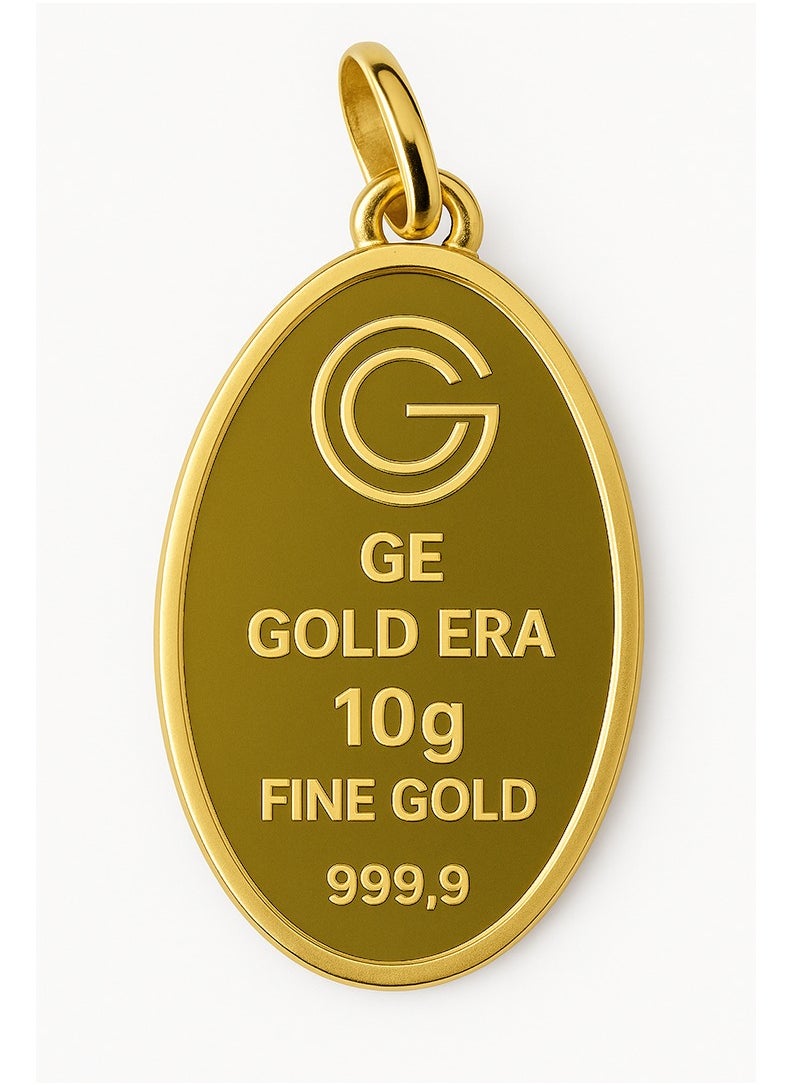 Gold Era Gold Era 10 Gram Pure Gold Pendant(999.9)  – Solid Pendant Jewelry for Gifting, Ideal for Mother's Day or Special Occasions  - Image 1