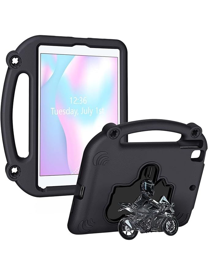 EVA Foam Protective Case Kids Friendly Washable IOS Cover With Built In Stand Fits For IOS Air 1 2 Pro 9.7 5 6 7 8 9 Black - Image 1