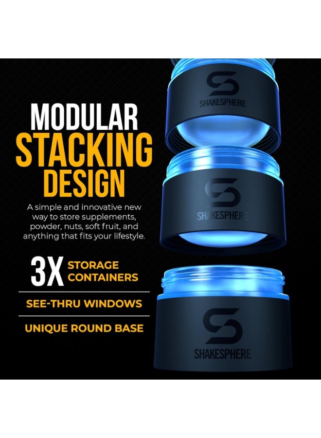شيكسفير تخزين ShakeSphere القابل للتكديس - 85 جم / 3 أونصة أزرق سماوي - Image 5