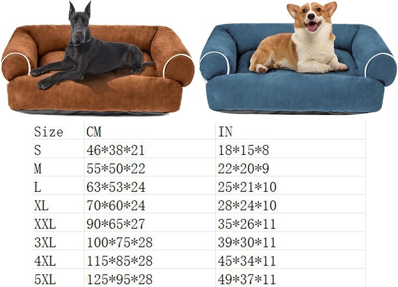 Dog Bed Pet Dog Bed Sofa Autumn and Winter Sleeping Dog House Pet Nest Warm Dog Bed Pet Supplies Pet Bed (Color : C, Size : 2XL) (K 3X) - Image 2