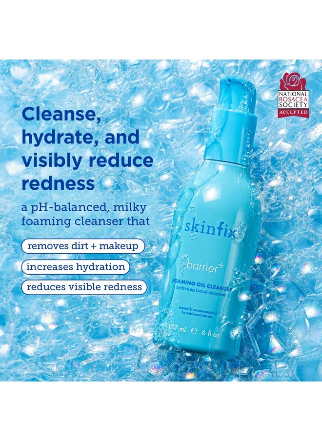 Skinfix - Barrier+ Foaming Oil Cleanser Gently Removes Dirt And Makeup Reduces Visible Redness Doesn’T Strip Skin Lipids 6 Fl Oz - Image 1