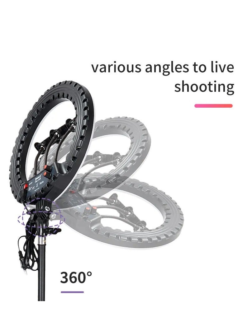 Jmary FM14R 14inch Ring Light Dimmable LED Ring Light for Makeup Photography - Image 4