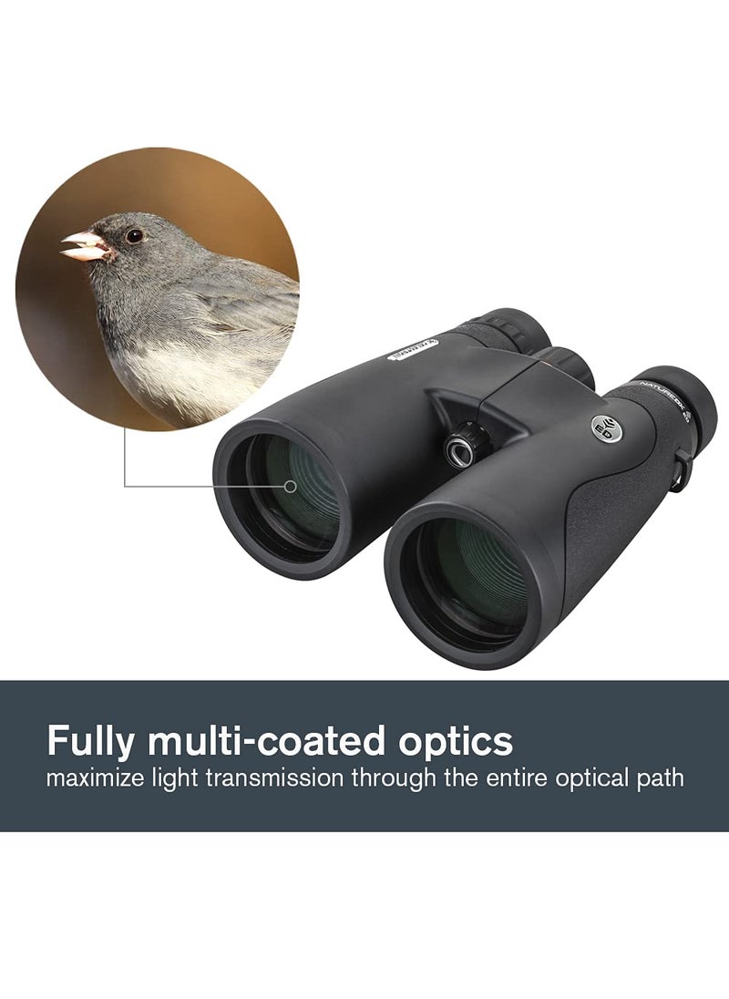 Celestron Celestron–Nature DX ED 10x50 Premium Binoculars – Extra-Low Dispersion Objective Lenses–Outdoor and Birding Binocular–Fully Multi-Coated with BaK-4 Prisms–Rubber Armored–Fog & Waterproof Binoculars  - Image 3