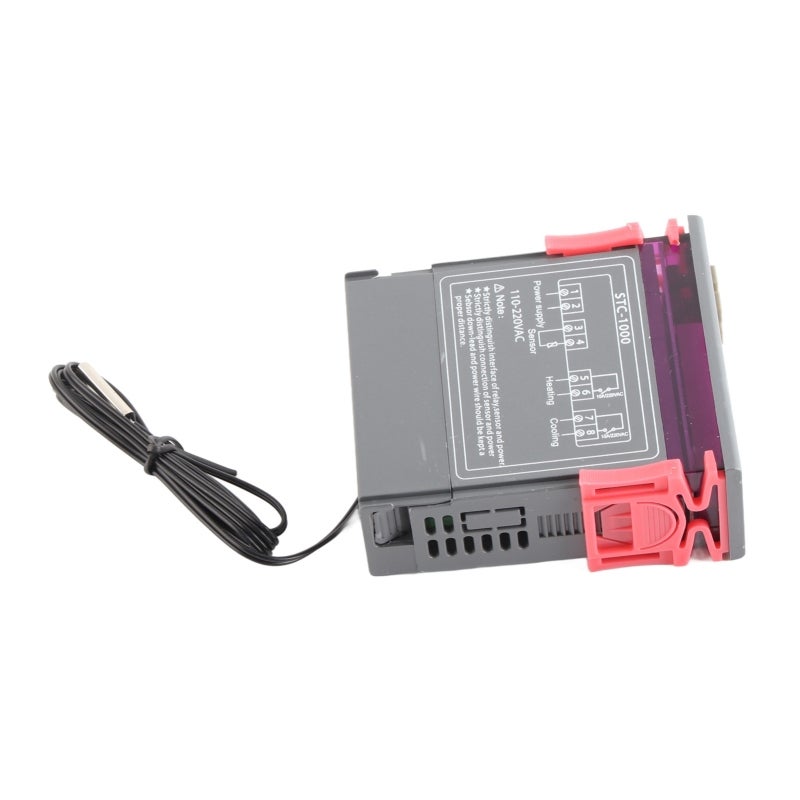 Temperature Control Digital Controller - Precise ±1℃ Accuracy From -50℃ To 110℃ Automatic Mode Conversion for Temperature Regulation With Alarm Function - Image 3
