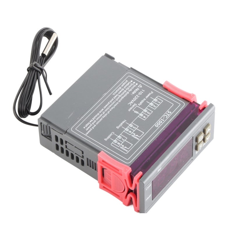 Temperature Control Digital Controller - Precise ±1℃ Accuracy From -50℃ To 110℃ Automatic Mode Conversion for Temperature Regulation With Alarm Function - Image 2