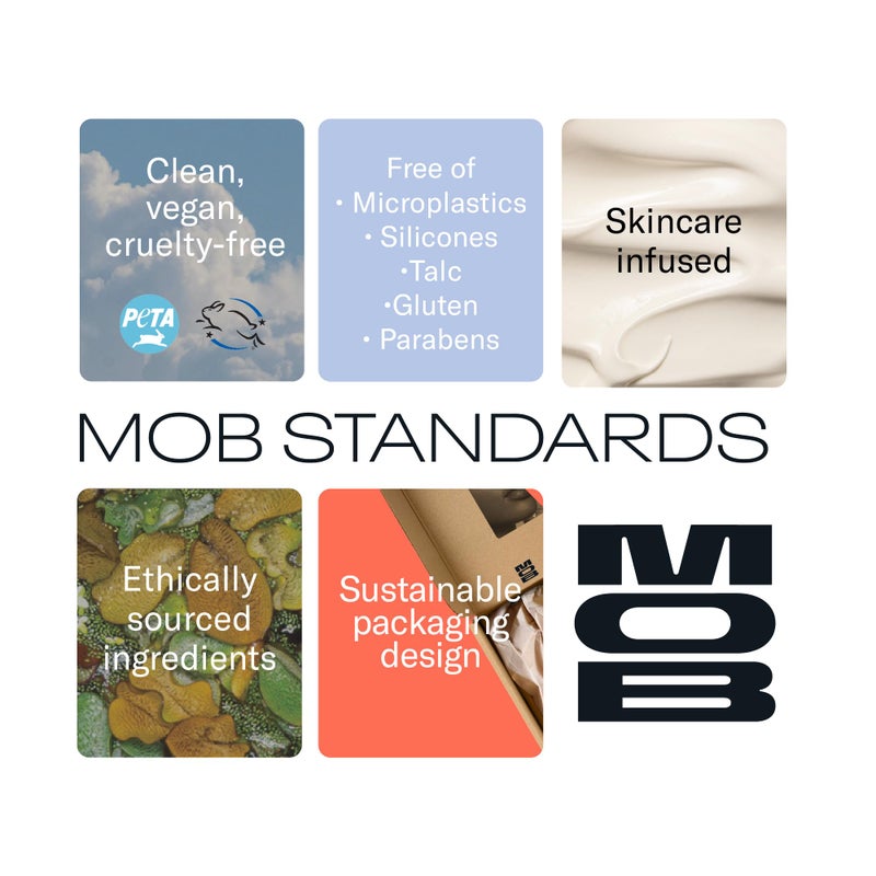 MOB Beauty Hydrating Shine Lip Balm M138 Sheer Black â€“ Tinted Lip Balm Stick with Jojoba & Sunflower Oils, Clean Vegan Organic Lip Care for Nourished, Glossy Lips - Image 5