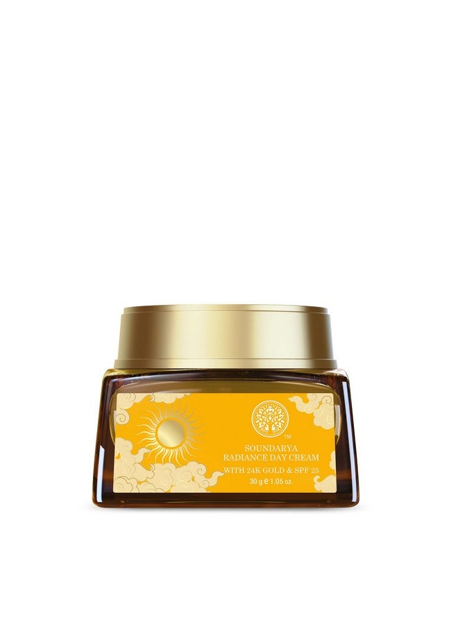 فورست اسينشالز كريم سونداريا راديانس النهاري مع ذهب عيار 24 وعامل حماية من الشمس 25 | حمض الهيالورونيك وفيتامين سي والباكوتشيول | مرطب للوجه مضاد للشيخوخة لبشرة متوهجة | للبشرة العادية والجافة والمختلطة - Image 1