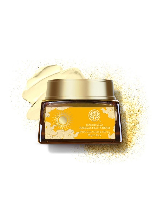 فورست اسينشالز كريم سونداريا راديانس النهاري مع ذهب عيار 24 وعامل حماية من الشمس 25 | حمض الهيالورونيك وفيتامين سي والباكوتشيول | مرطب للوجه مضاد للشيخوخة لبشرة متوهجة | للبشرة العادية والجافة والمختلطة - Image 2