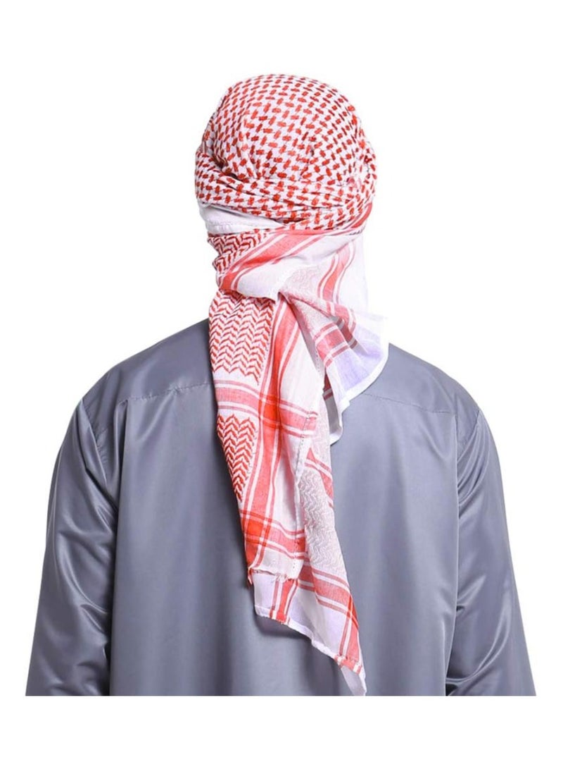 بايكو الرجال العربية شماغ الحجاب مسلم دبي عارضة أغطية الرأس وشاح الرقبة التفاف غطاء الرأس قبعة عمامة - Image 3