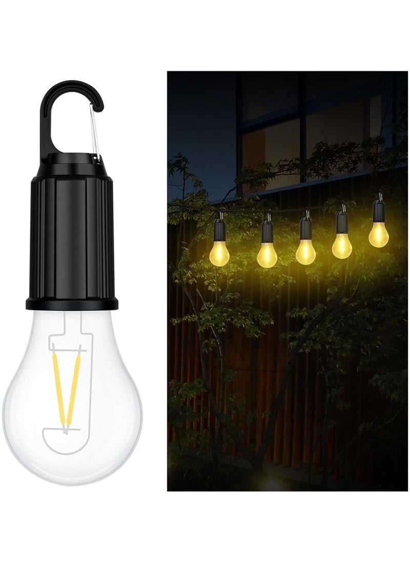 Generic - Portable Waterproof LED Camping Lantern, 3 Brightness Levels Dimmable Rechargeable Lantern with Hook for Power Outage, Hiking, Emergency, etc [Pack of 1] - Image 1