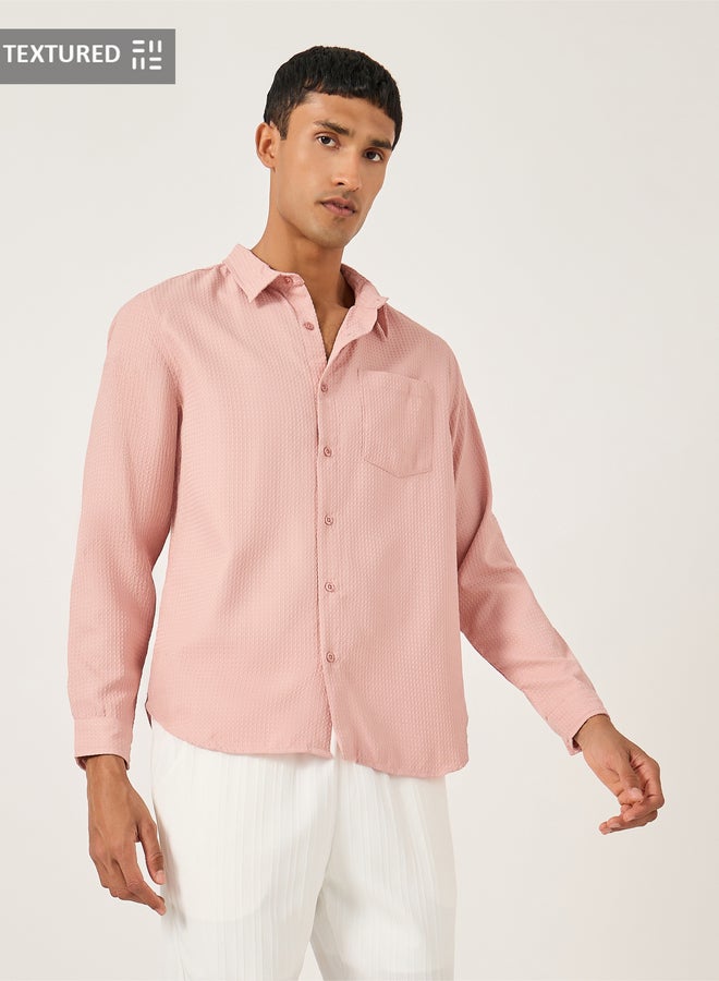 ستايلي قميص بقبة سبريد وياقة عادية بجيوب - Image 1