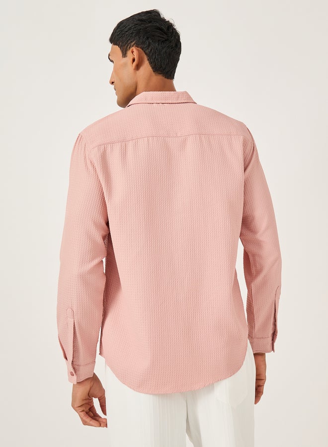 ستايلي قميص بقبة سبريد وياقة عادية بجيوب - Image 4