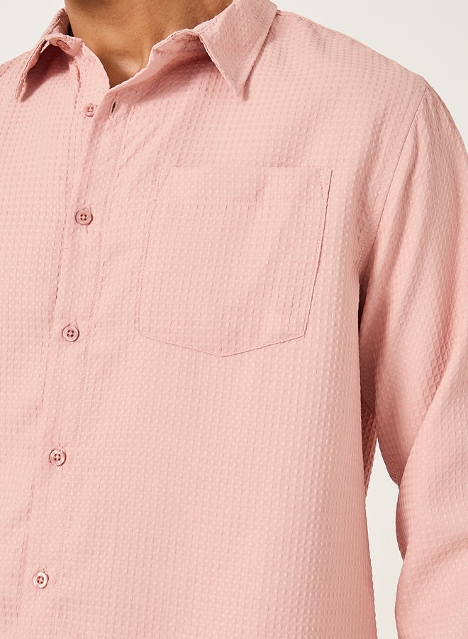 ستايلي قميص بقبة سبريد وياقة عادية بجيوب - Image 3