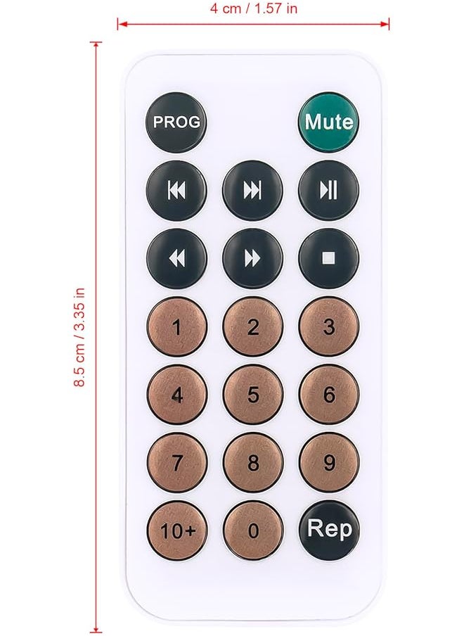 Tr621 Replaced Remote Control Fit For Retekess Tr621 Cd And Cassette Player Combo Portable Boombox Am Fm Radio Mp3 Player
