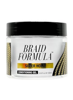 EBIN NEW YORK EBIN NEW YORK Braid Formula Conditioning Gel Super Hold 353 Oz  Great for Braiding Twisting Edges No Residue No Flaking Strong Hold High Shine Smoothing with Clean No Buildup 