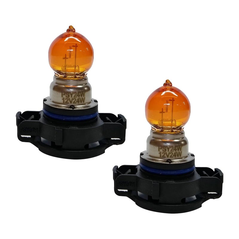 Downhill PSY24W Fog Light Bulbs12V 24W 3500K Ultrabright Shockproof Quartz Glass Turn Signal LightsReverse Light Plug and Play Multifunctional Cars Lighting Replacement Amber - Image 3