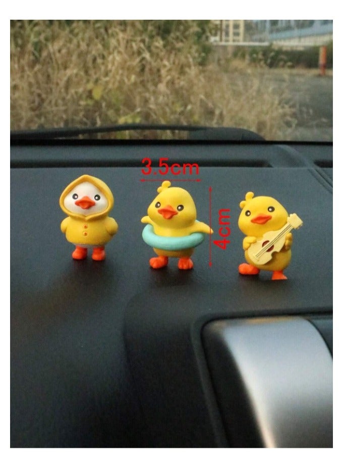 Car Decoration  3 Piece Cute Duck-Shaped Interior Accessories Set - Image 5