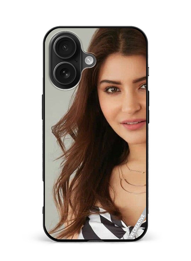 VR CREATIVE Protective Case Cover For Apple iPhone 16 Plus Bollywood Actress Anushka Sharma Design Multicolour