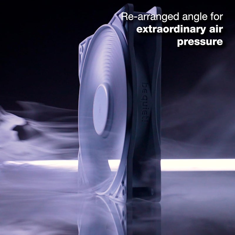be quiet! Pure Wings 3 120mm PWM High-Speed Case Fan | Speed-regulating Closed Loop Motor| Extraordinary Air Pressure | Very Quiet Operation | White | BL111 - Image 2