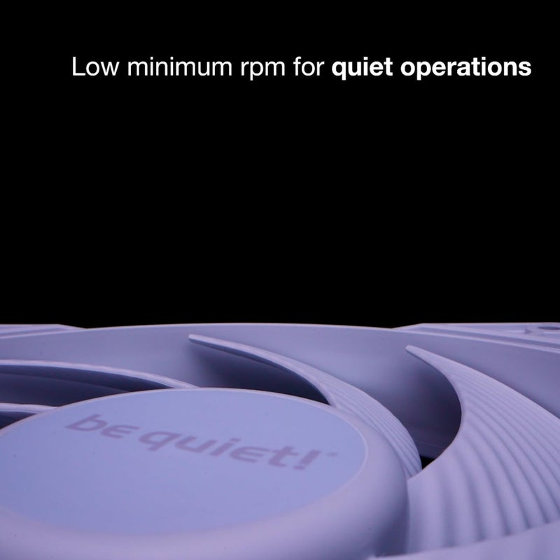 be quiet! Pure Wings 3 120mm PWM High-Speed Case Fan | Speed-regulating Closed Loop Motor| Extraordinary Air Pressure | Very Quiet Operation | White | BL111 - Image 3
