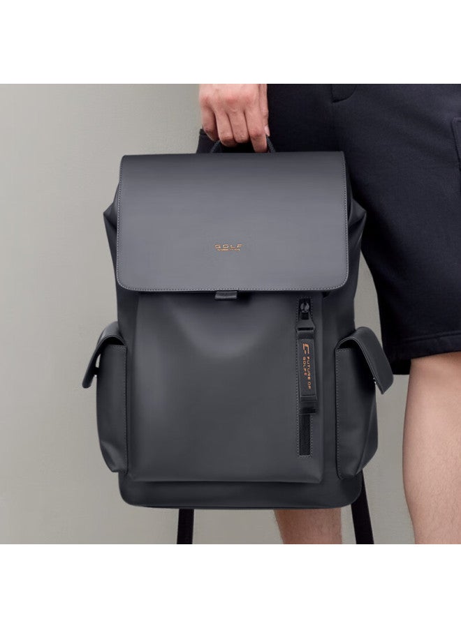 Golf Men's Travel Backpack 15.6/16 Inch Laptop Bag Student School Bag Flap Commuting Business Travel Backpack - Image 3