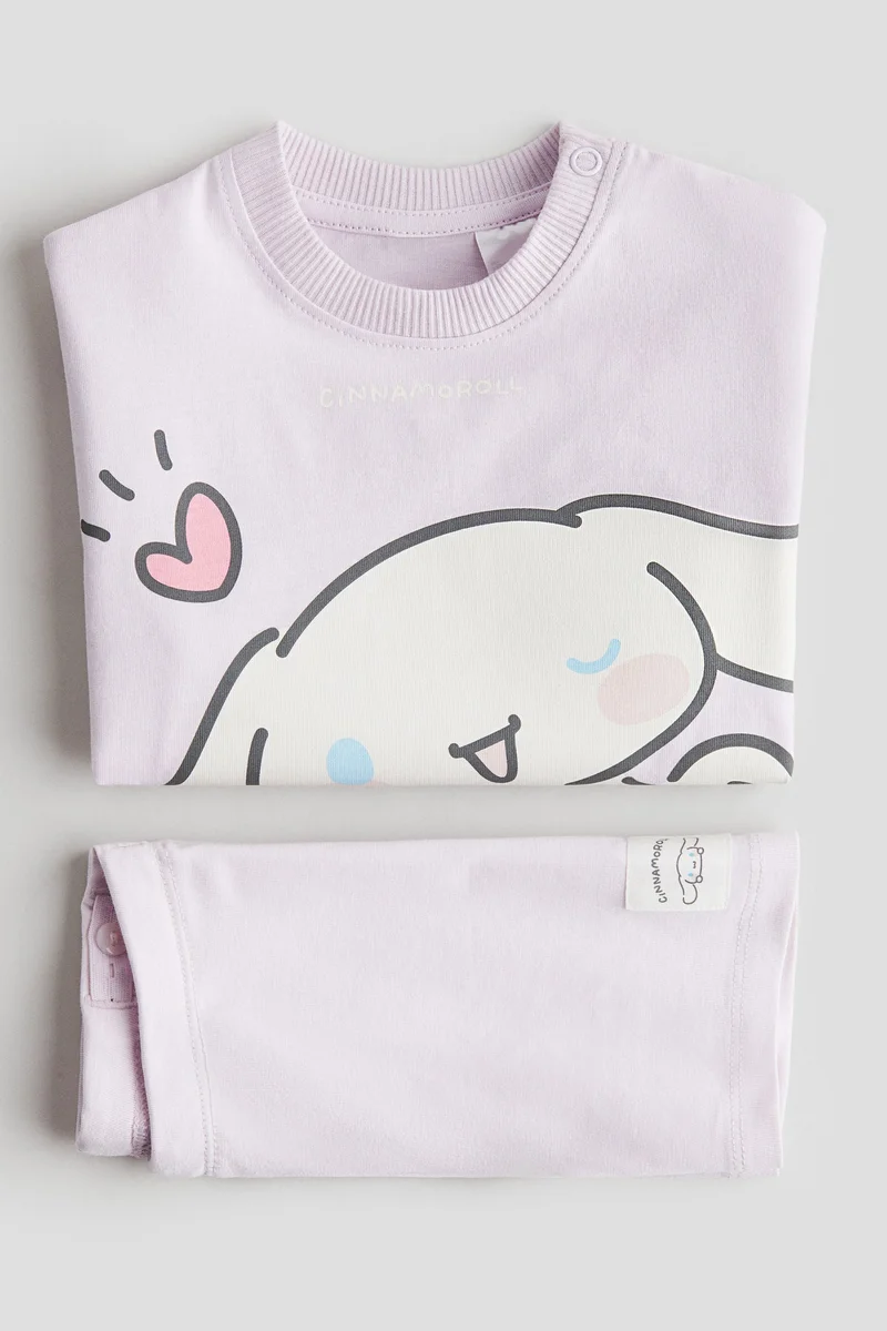 H&M 2-piece printed cotton set