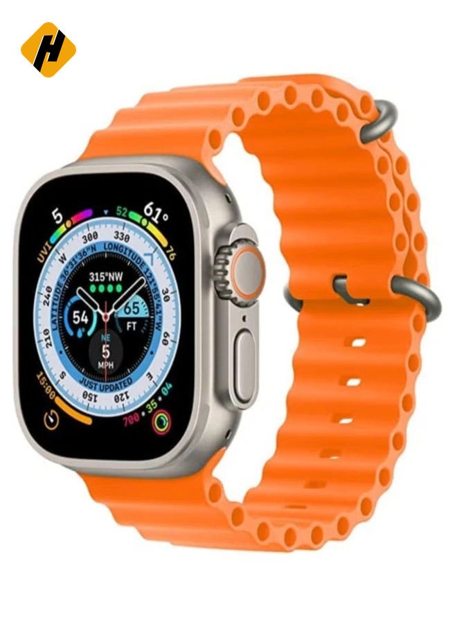 HuHa - Sport New Silicone Band Compatible with Apple Watch Ultra Ocean 42/44/45/49mm Strap for iWatch Series Ultra 8 7 6 5 SE - Image 1