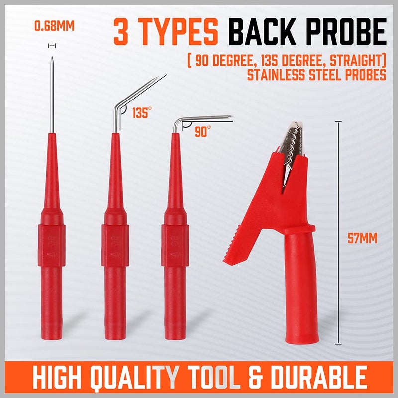 HORUSDY 22PCS Back Probe Kit, Back Probe Pin Kit - Image 3