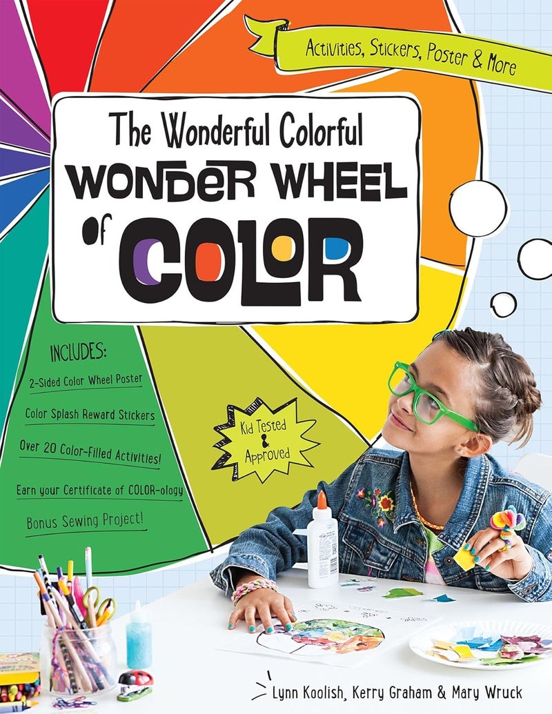 The Wonderful Colorful Wonder Wheel of Color: Activities, Stickers, Poster & More  - Image 1
